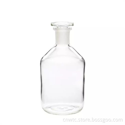 Clear Boro3.3 Glass Reagent Bottles: Laboratory Disposables for Safe Chemical Storage